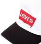 Levi's メッシュキャップ ブラック×ホワイト: