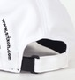 SRIXON ソフトバイザーキャップ ホワイト×ブラック: 調節部分