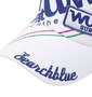 SEARCHBLUE メッシュキャップ ホワイト×レッド: