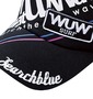 SEARCHBLUE メッシュキャップ ブラック×ホワイト:
