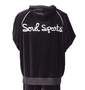 SOUL SPORTS ベロアパーカーセット ブラック:
