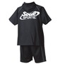 SOUL SPORTS パーカーセット(半袖) ブラック: