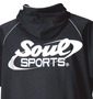 SOUL SPORTS パーカーセット(半袖) ブラック: