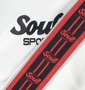 SOUL SPORTS ジャージセット ホワイト: 袖ラインテープ
