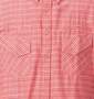 GRIND ネルシャツ ピンクオレンジ系: