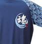 魂 ラグランTシャツ(半袖) ネイビー: