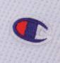 CHAMPION ワッフルTシャツ ホワイト: 左袖刺繍