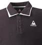 LE COQ SPORTIF   ポロシャツ(半袖) ブラック:
