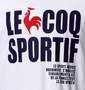 LE COQ SPORTIF フェイクレイヤードTシャツ ホワイト×モクグレー: