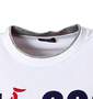 LE COQ SPORTIF フェイクレイヤードTシャツ ホワイト×モクグレー: