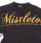 Mistletoe VTシャツ ブラック×ホワイト: