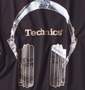 Technics Tシャツ(半袖) ブラック:
