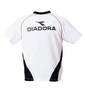 DIADORA プラクティスシャツ ホワイト×ブラック: