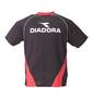 DIADORA プラクティスシャツ ブラック×レッド: