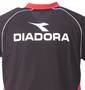 DIADORA プラクティスシャツ ブラック×レッド: