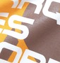 LE COQ SPORTIF ラグランTシャツ オレンジ×ブラウン: