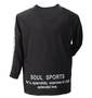 SOUL SPORTS ラグランTシャツ ブラック: