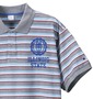 Champion ポロシャツ半袖 モクグレー×サックス: