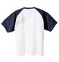 LE COQ SPORTIF Tシャツ(半袖) ホワイト×ネイビー: