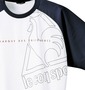 LE COQ SPORTIF Tシャツ(半袖) ホワイト×ネイビー:
