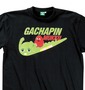 GACHAPIN×MUKKU Tシャツ(半袖) ブラック: