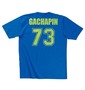 GACHAPIN×MUKKU Tシャツ(半袖) ブルー: