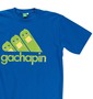 GACHAPIN×MUKKU Tシャツ(半袖) ブルー: