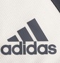 adidas メッシュハーフパンツ オフホワイト: 生地拡大