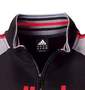 ADIDAS トラックジャケット ブラック×グレー: