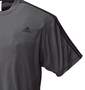 adidas Tシャツ(半袖) チャコールグレー: