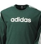 adidas リニアロゴTシャツ モクダークグリーン: