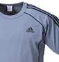 adidas Tシャツ(半袖) チャコールグレー: