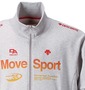 DESCENTE スウェットジャケット モクグレー:
