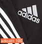 adidas ラグランTシャツ ブラック: 生地拡大