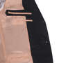  シングル3ツ釦チェンジポケットスーツ ブラウン: 左内ポケット