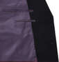  シングル3ツ釦デザインスーツ ブラック: 左内ポケット