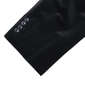  刺繍ショールカラーシングル1ツ釦スーツ ブラック: 袖口
