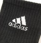 adidas ソックス ブラック: 生地拡大