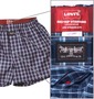 Levi's 2Pチェックトランクス ネイビー×ブラック: