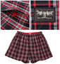 Levi's 2Pチェックトランクス ブラック×ネイビー: