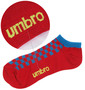 UMBRO チェック3Pアンクルソックス 3色ミックス: