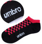 UMBRO チェック3Pアンクルソックス 3色ミックス: