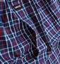 Levi's 2Pチェックトランクス ブラック×ネイビー: 前開きボタン