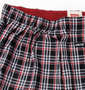 Levi's 2Pチェックトランクス ブラック×ネイビー:
