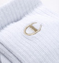 Champion 金刺繍フルレングス3Pソックス ホワイト: