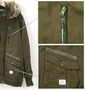 Pincponc ファー付N-3Bジャケット カーキ:
