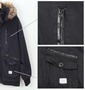 Pincponc ファー付N-3Bジャケット ブラック: