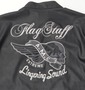 FLAGSTAFF PUレザーライダースジャケット ブラック:
