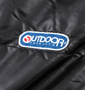 OUTDOOR PRODUCTS 中綿ジャケット ブラック: フロントネーム