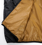 OUTDOOR PRODUCTS 中綿ジャケット ブラック×キャメル: 裏地
